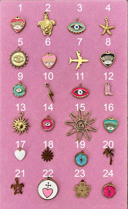 Collier Charms Personnalisable